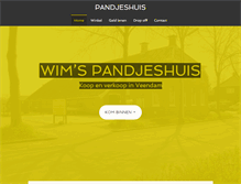 Tablet Screenshot of pandjeshuis.nl